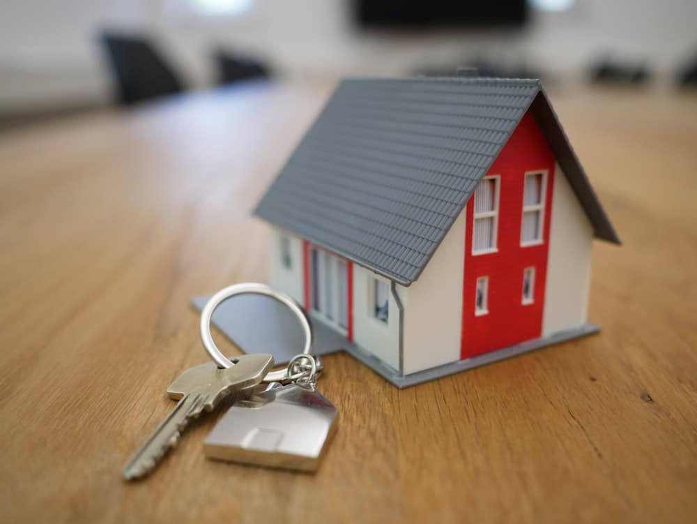 Keys being handed over to new homeowner